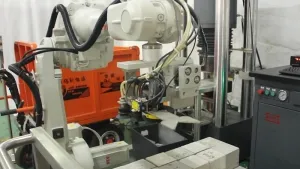 Robotic Automated Concrete Compression Testing System