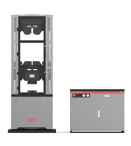 Servo-Hydraulic Universal Testing Machine, Dual Space, Wedge Action Grip