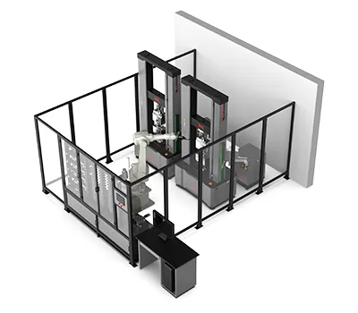 Robotic Automated Bar Tensile Testing System