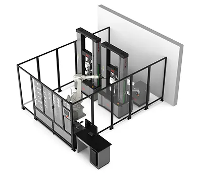 Robotic Automated Bar Tensile Testing System